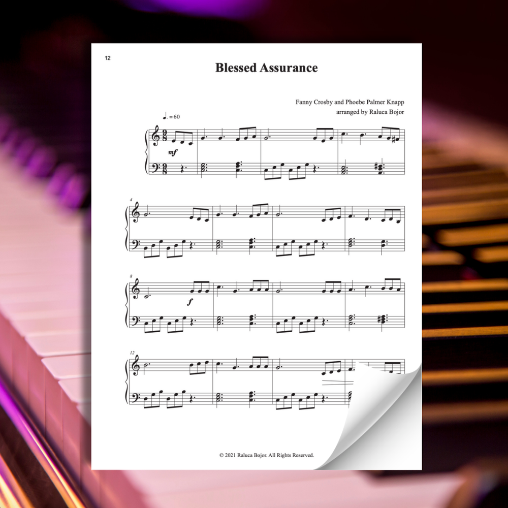 easy early intermediate piano hymn arrangements piano lessons student teacher church raluca bojor sheet music