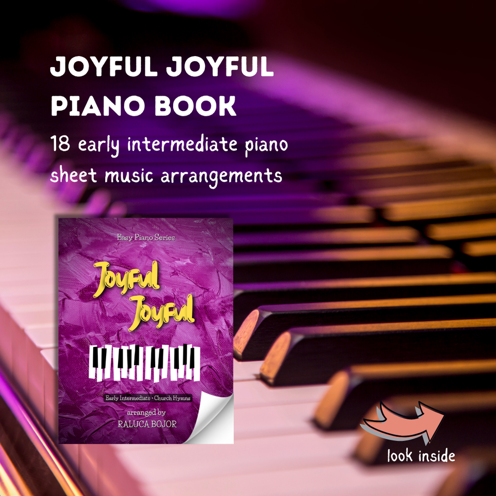 easy early intermediate piano hymn arrangements piano lessons student teacher church raluca bojor sheet music