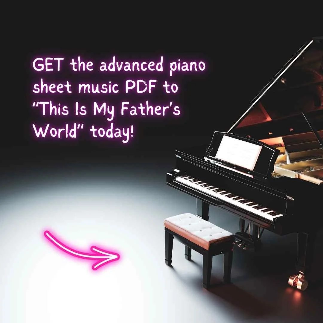 church hymn piano arrangement sheet music pdf this is my father's world raluca bojor prelude offertory postlude