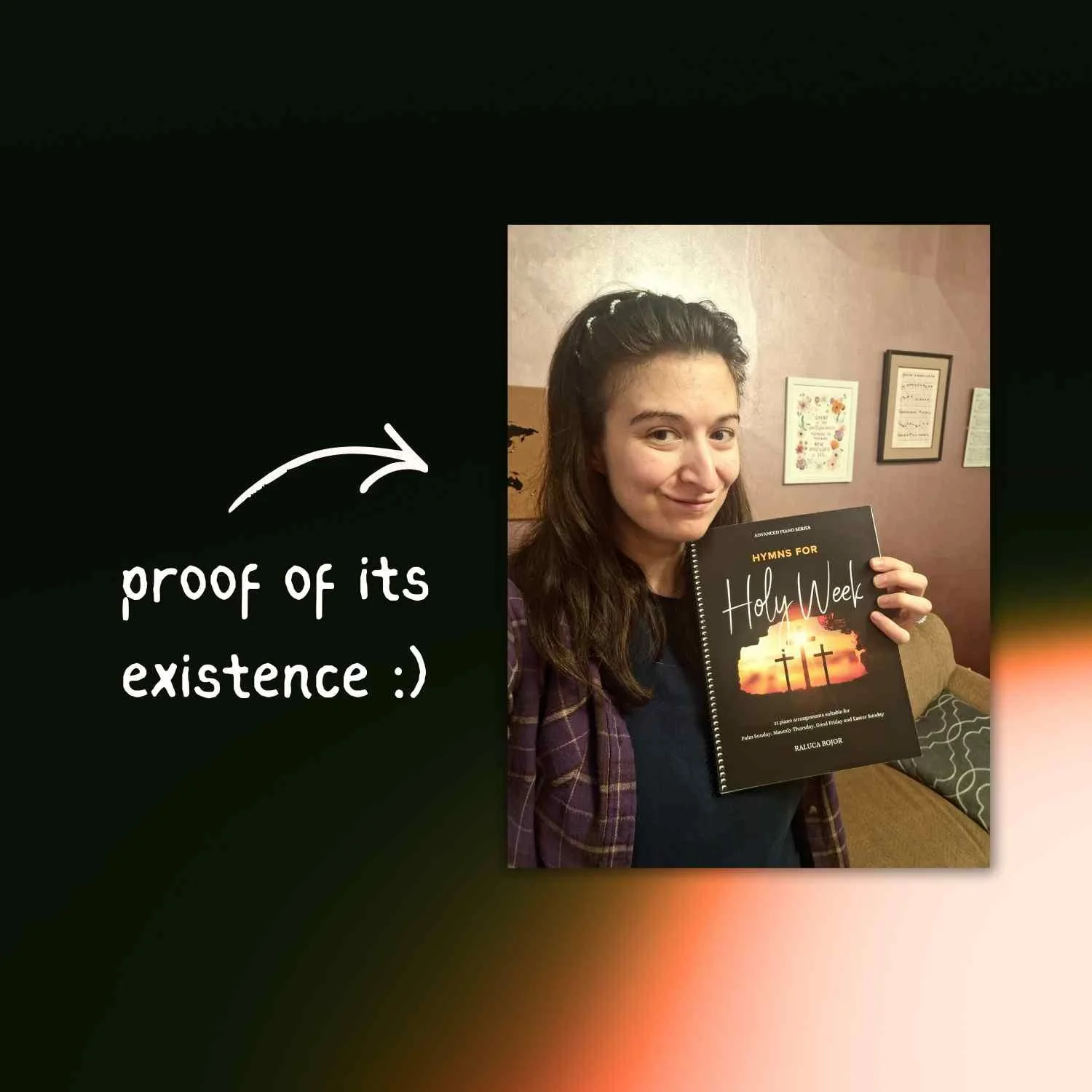 piano book church pianists prelude offertory postlude hymn arrangement holy week palm sunday maundy thursday good friday easter resurrection sunday service sheet music raluca bojor sacred repertoire