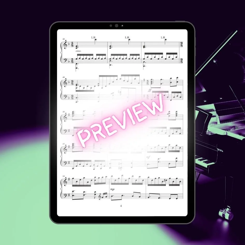 raluca bojor christmas piano solo arrangement advanced sheet music holiday festive good christian men rejoice in dulci jubilo church prelude offertory postlude recital concert performance