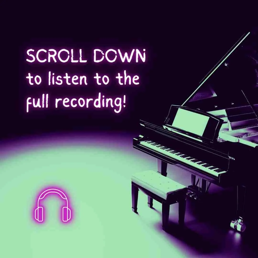 Piano sheet music arrangement Christmas carol advanced level church prelude postlude offertory hymn sacred gospel style traditional spiritual Go Tell It On the Mountain arranged by Raluca Bojor