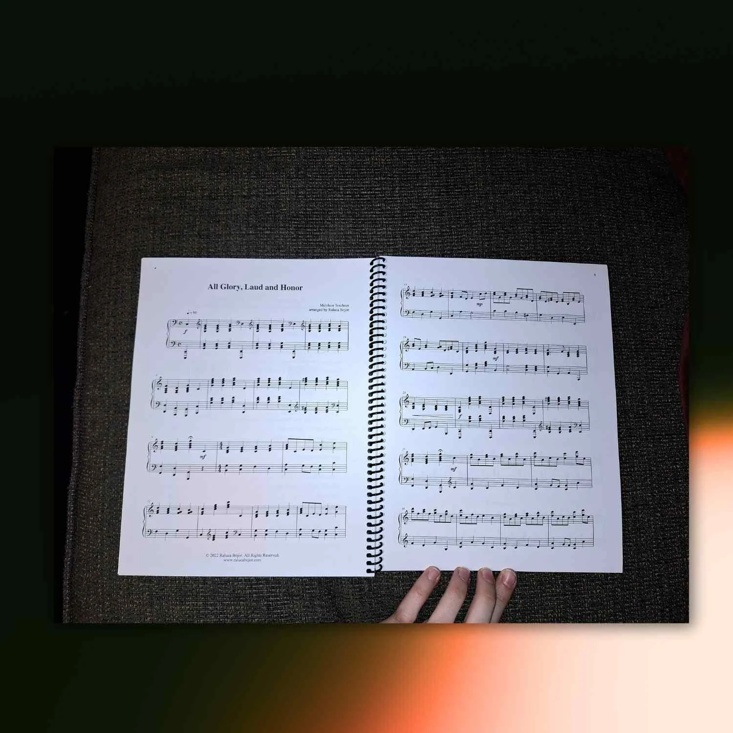 piano book church pianists prelude offertory postlude hymn arrangement holy week palm sunday maundy thursday good friday easter resurrection sunday service sheet music raluca bojor sacred repertoire