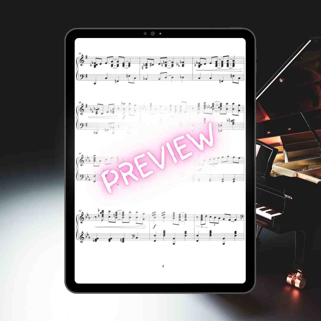advanced piano hymn arrangement sheet music gospel church prelude offertory postlude he's got the whole world in his hands raluca bojor