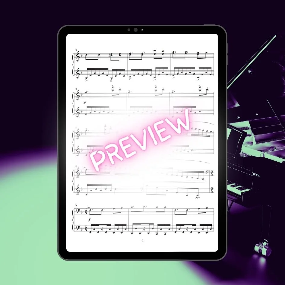 raluca bojor christmas piano solo arrangement advanced sheet music holiday festive good christian men rejoice in dulci jubilo church prelude offertory postlude recital concert performance