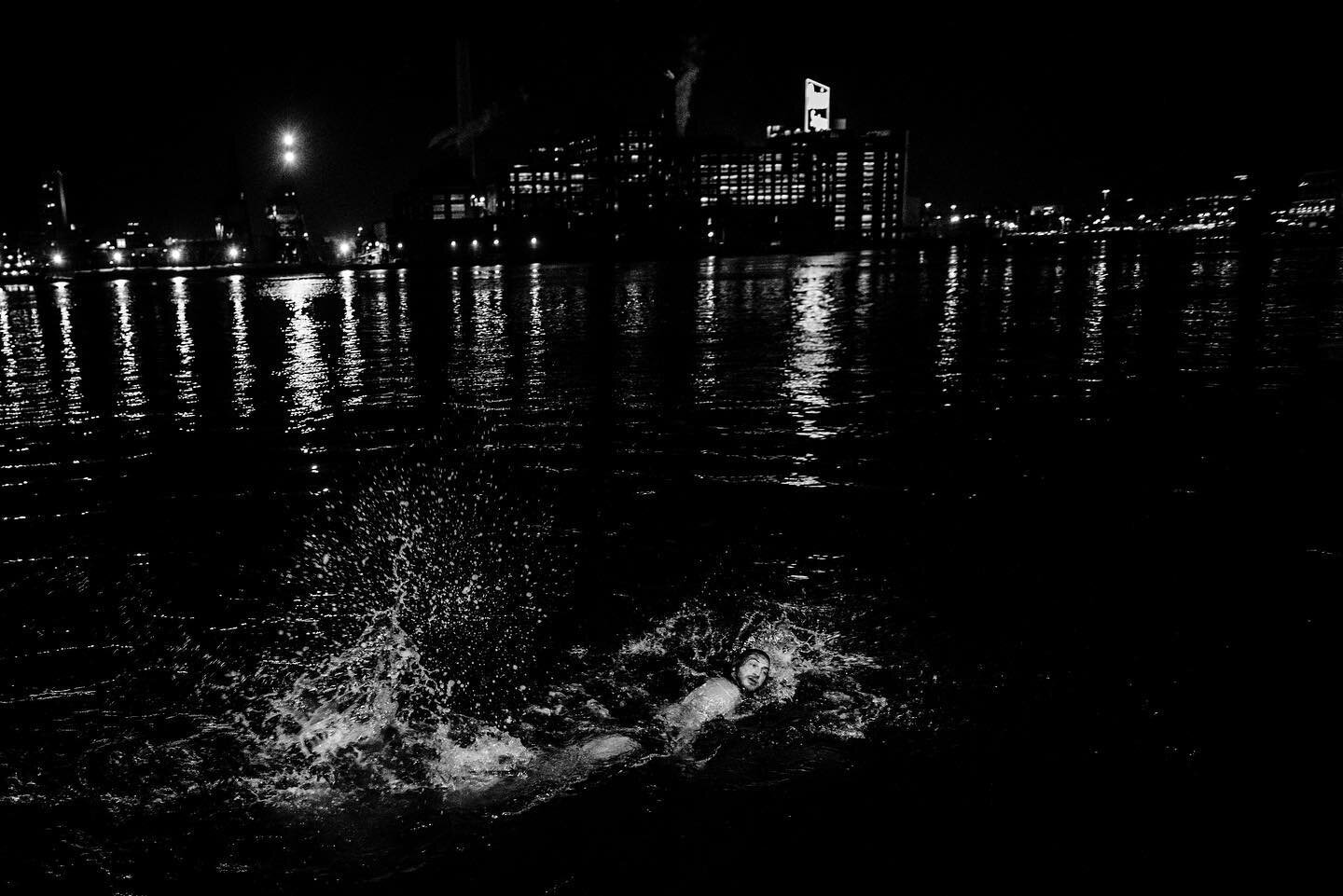 Nothing like a swim in the harbor on a hot august night&hellip;