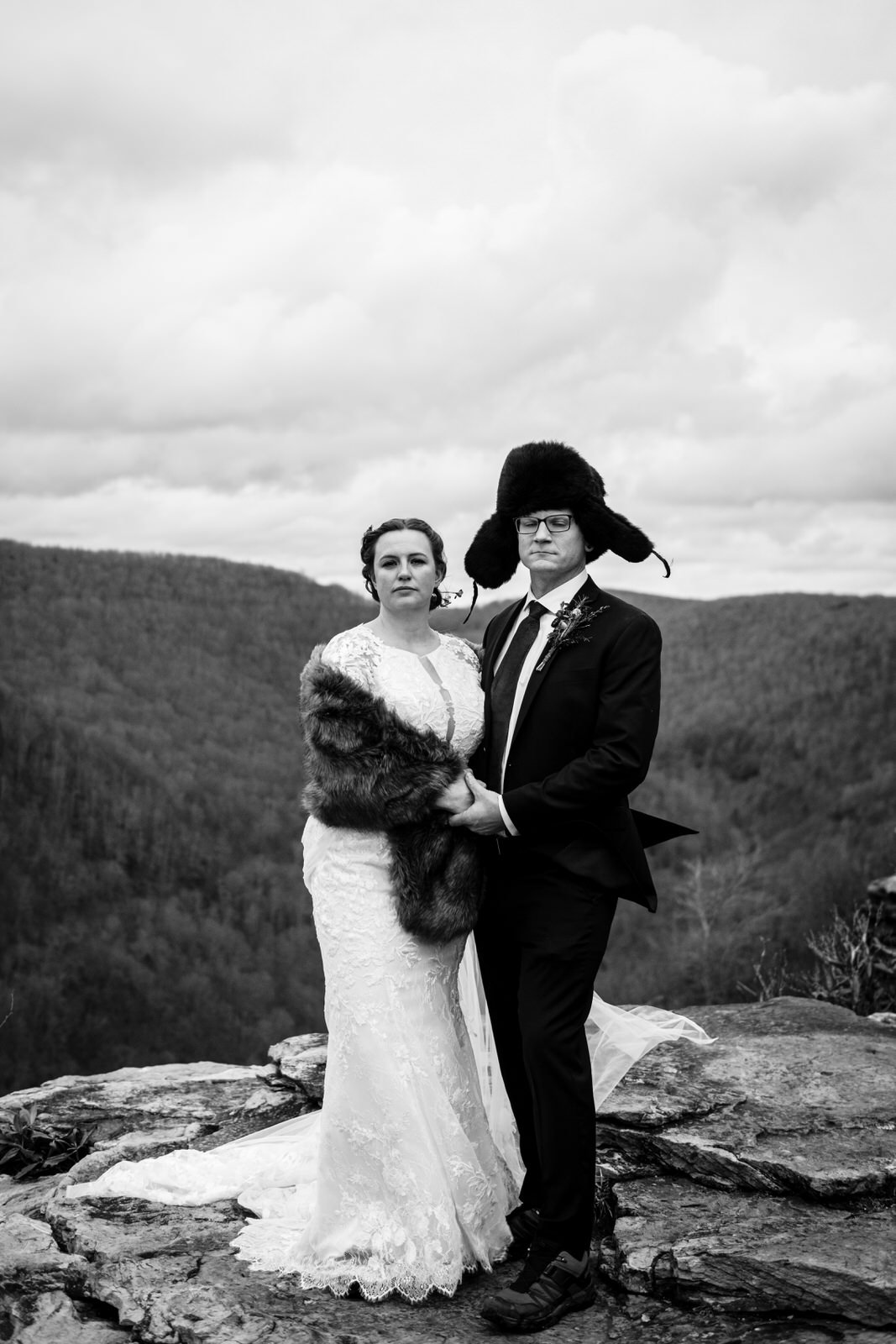 Blackwater-Falls-West-Virginia-Elopement-Sara & Eric -Pendleton-Point- Feb- 2024- Love-and-adventure-photography-4661.jpg