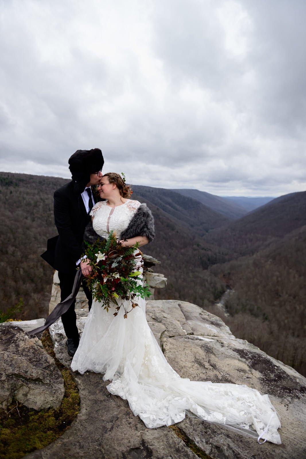 Blackwater-Falls-West-Virginia-Elopement-Sara & Eric -Pendleton-Point- Feb- 2024- Love-and-adventure-photography-4724.jpg