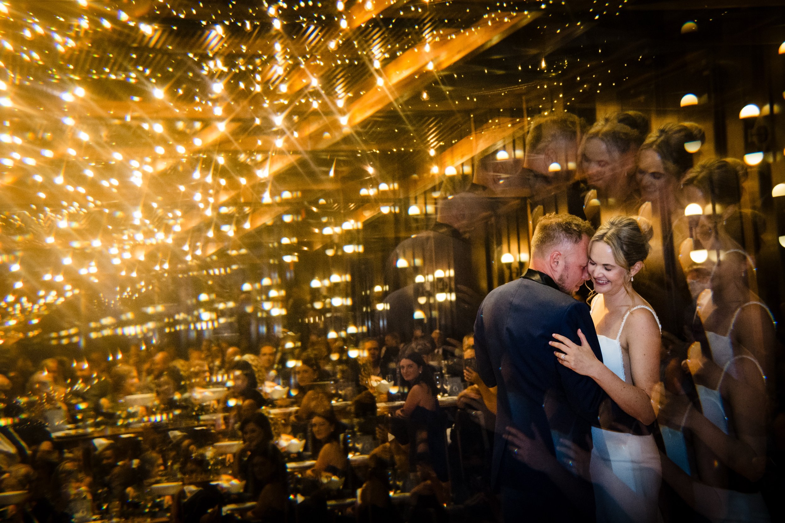 Something a little different for a first dance photo from Katy &amp; Nicks wedding a few weeks ago at @districtwinery .

This image was inspired by one of my friends and exceptionally talented photographer Brittany from @beetwosweet . She always kept