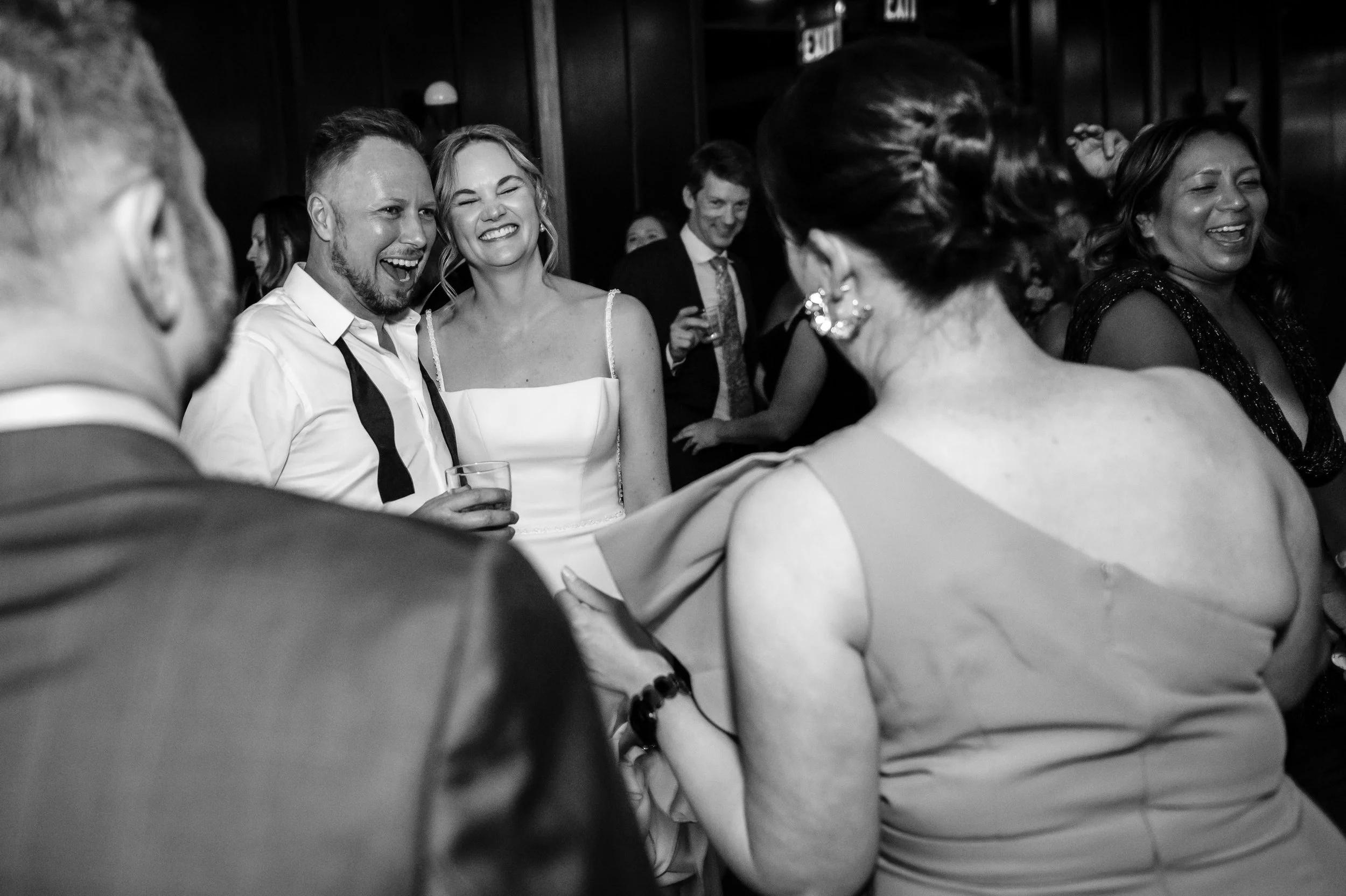 Let&rsquo;s get a little black and white up in here with some of Katy and Nick&rsquo;s reception moments at @districtwinery as some whose whole photography background started in black and white darkroom photography.. I&rsquo;ve always been partial to
