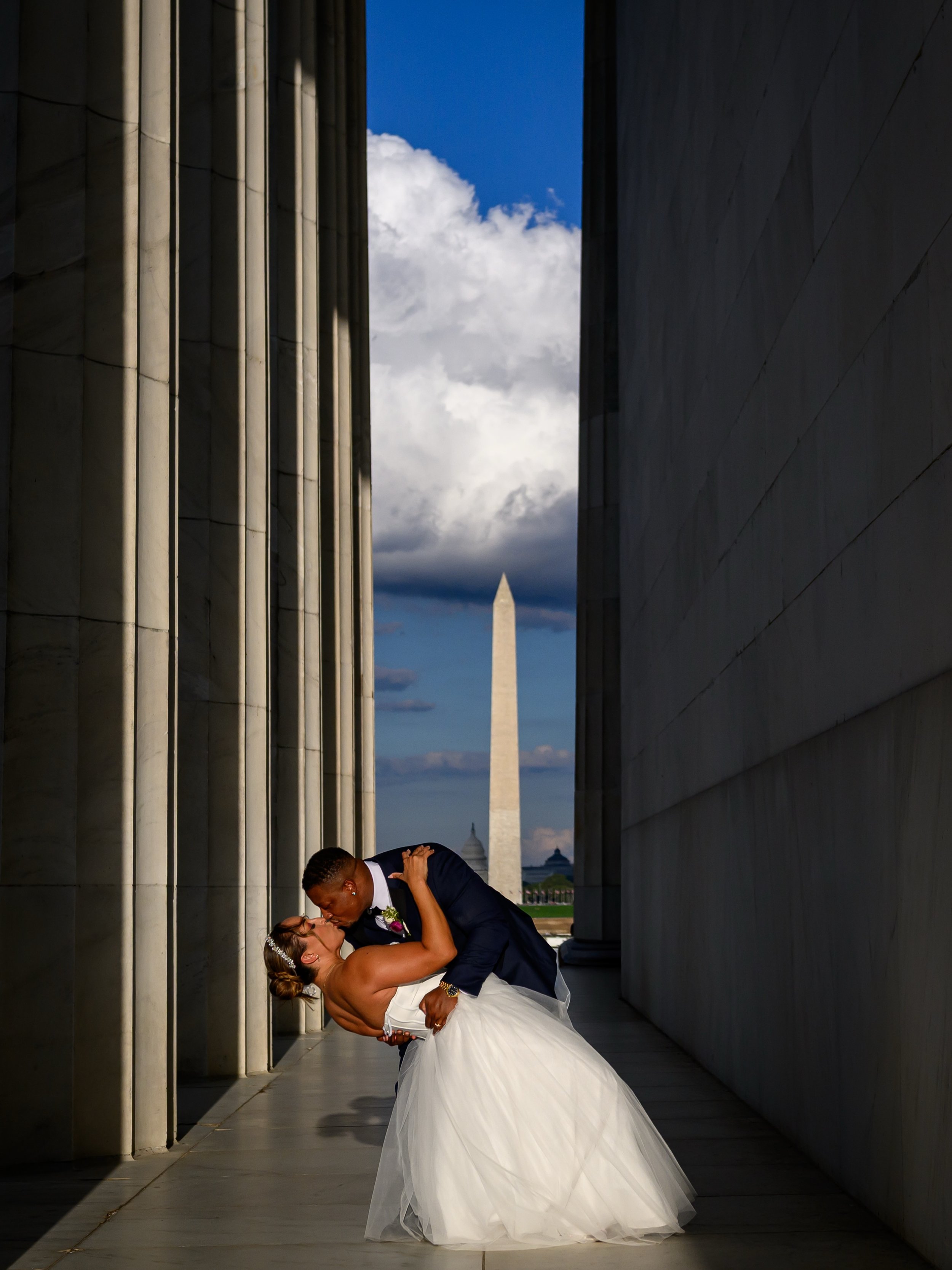When the light is just magic. ✨

A quiet Washington DC elopement at the war memorials, golden light spilling across the Lincoln Memorial, and two people who found each other completely by happenstance.

Sometimes the best stories aren&rsquo;t the one