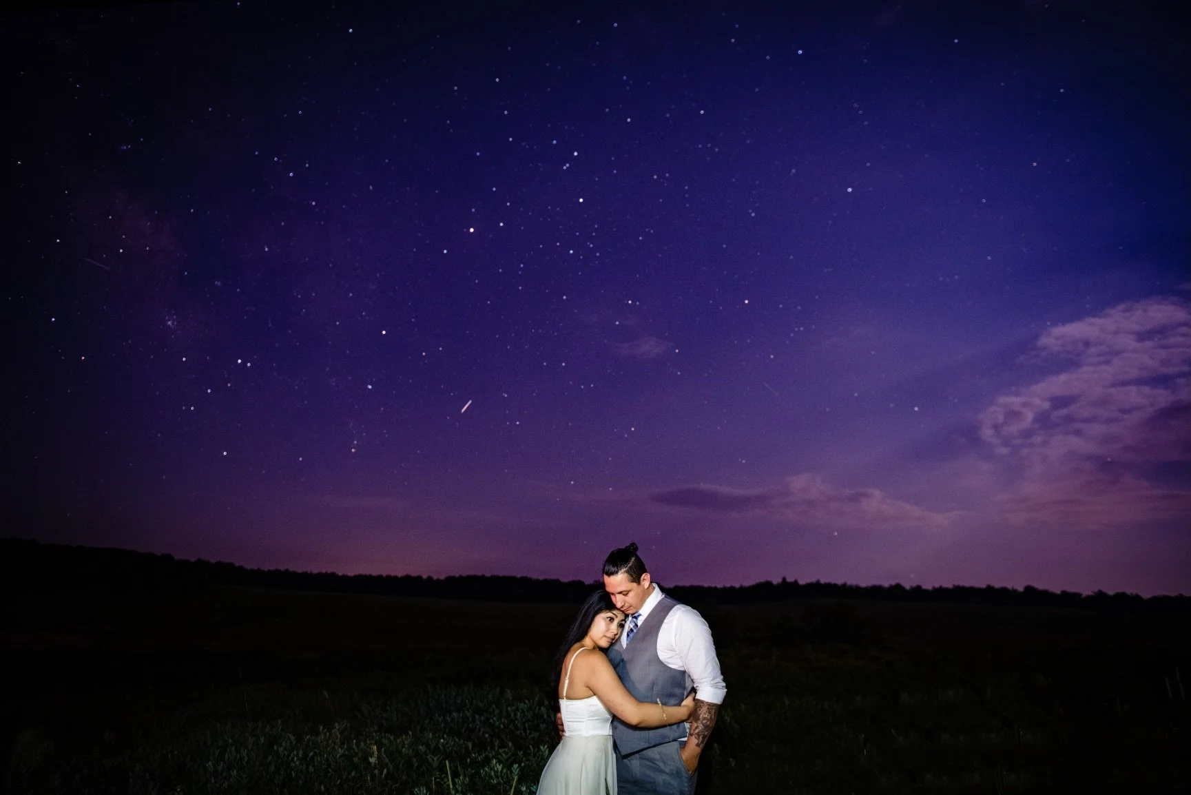 Somewhere between a waterfall, a ridiculous sunset, and a sky full of stars, I completely forgot I was there to photograph a wedding. 🌌

This was one of those days where the camera was only half the reason I was there.

We spent the day wandering th