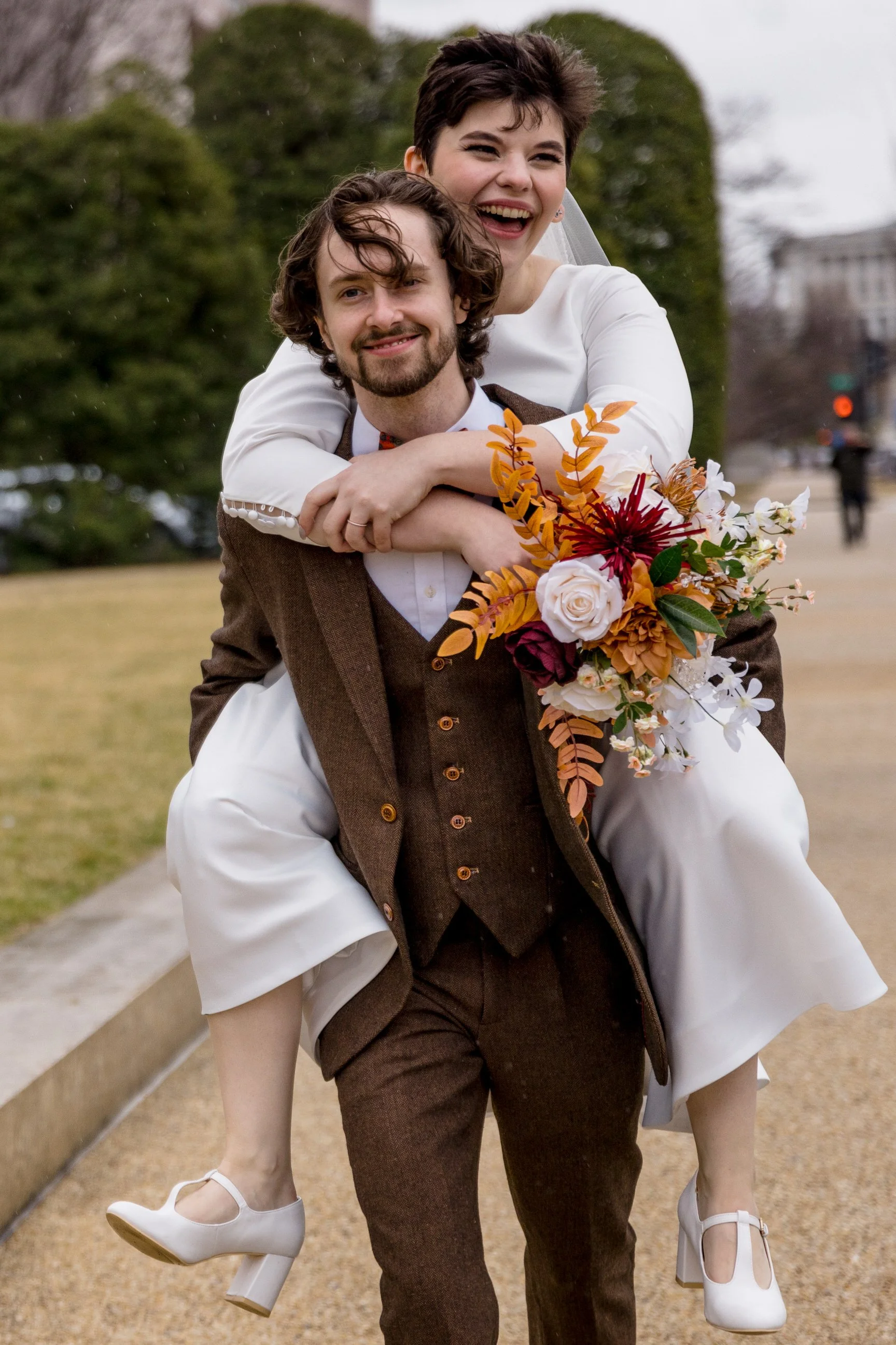 DC Museum Elopement - DC Elopement Photographer- Love and Adventure Photography