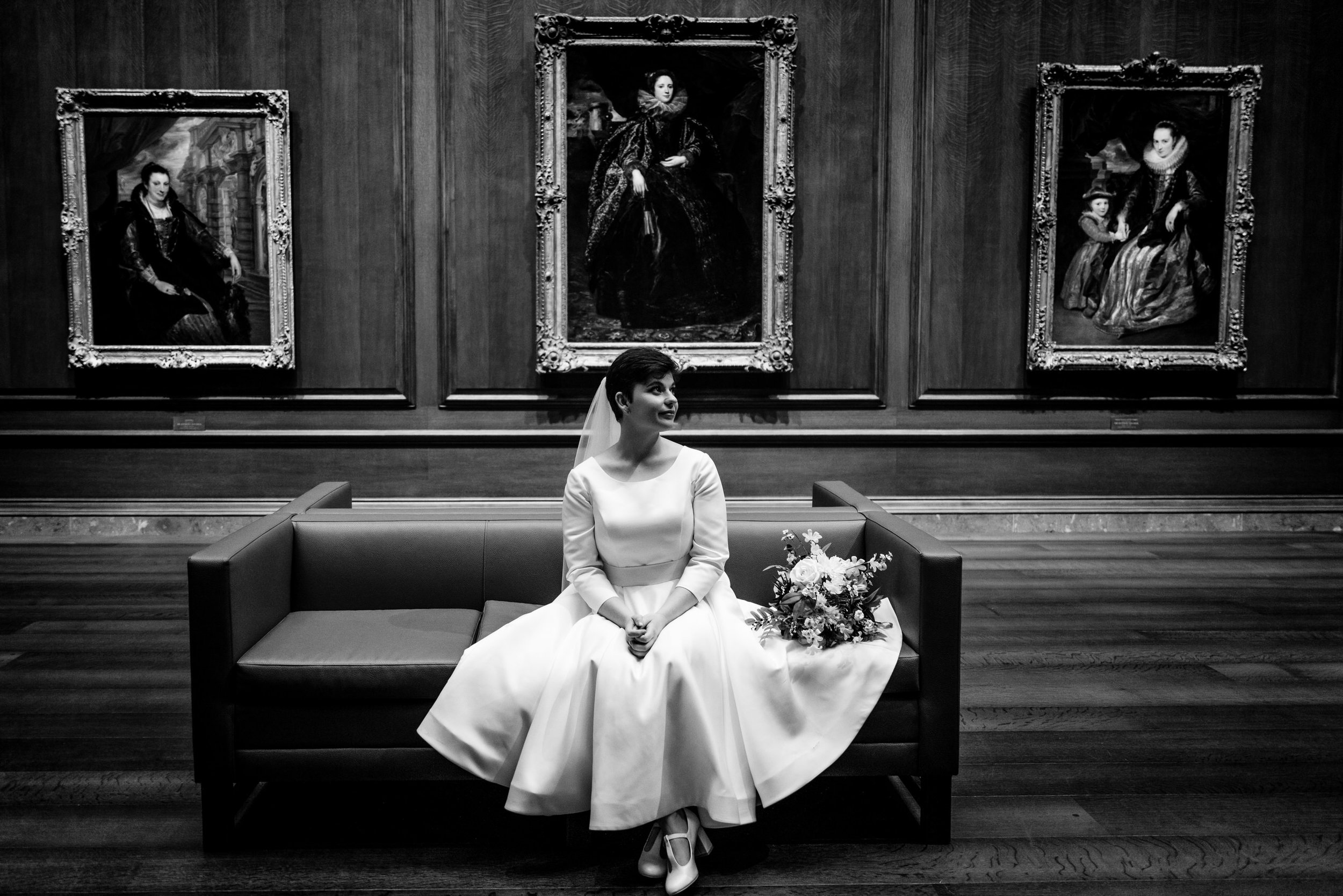 DC Museum Elopement - DC Elopement Photographer- Love and Adventure Photography