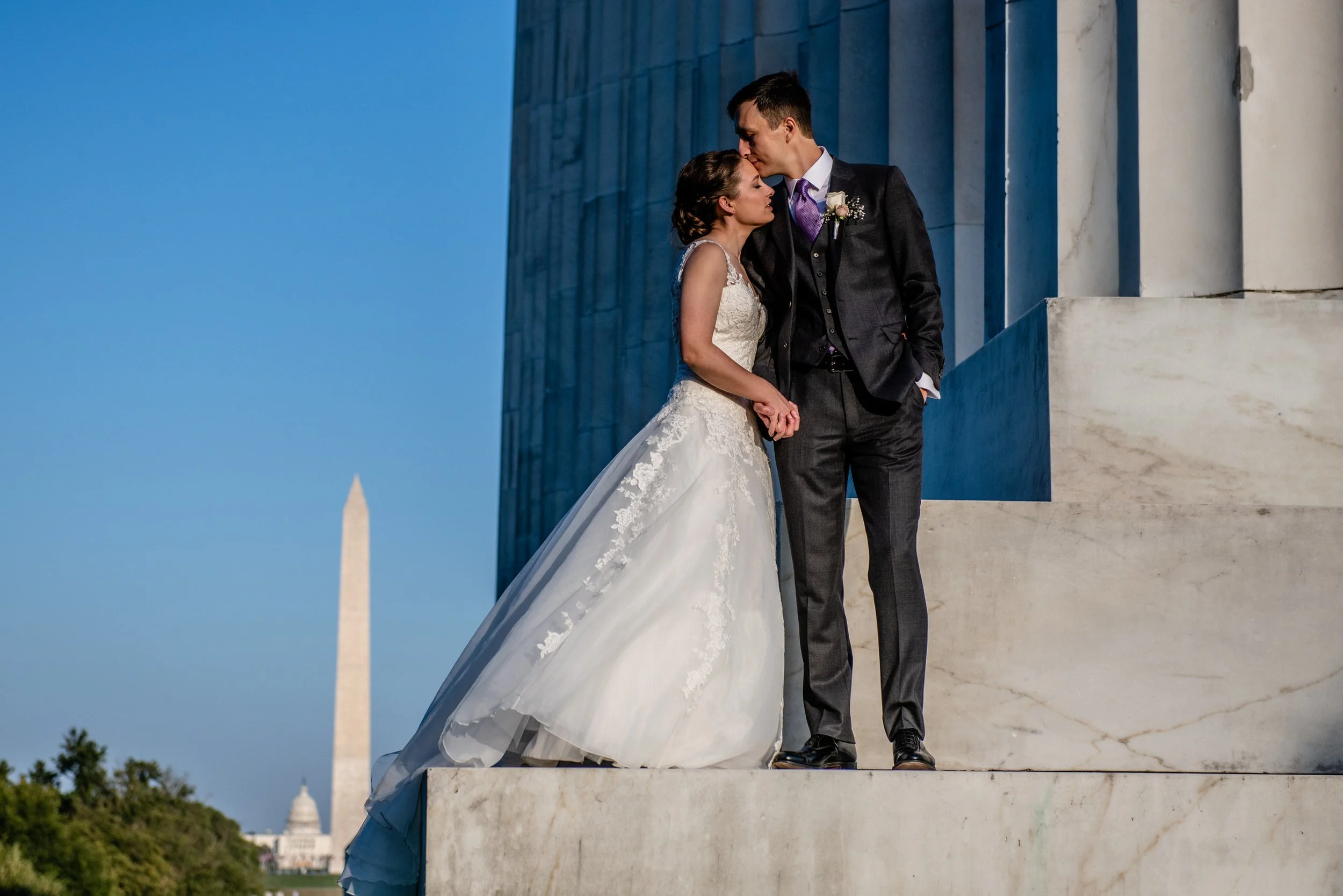 Lincoln Memorial Elopement- Washington DC Elopement Photographer- Love and Adventure Photography