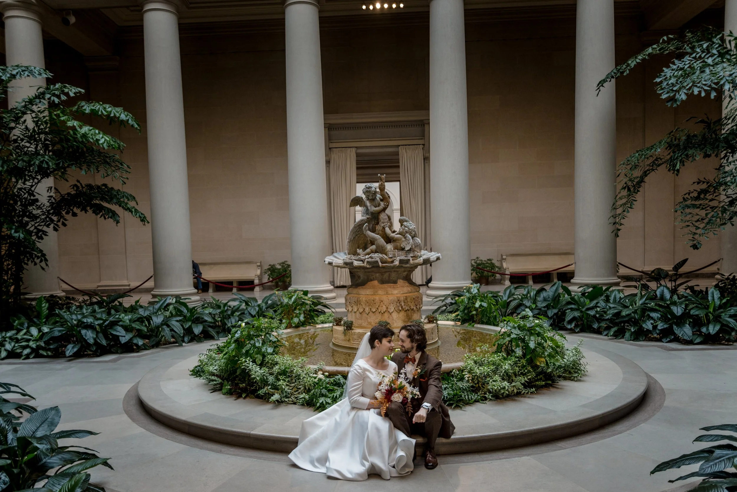 DC Museum Elopement - DC Elopement Photographer- Love and Adventure Photography