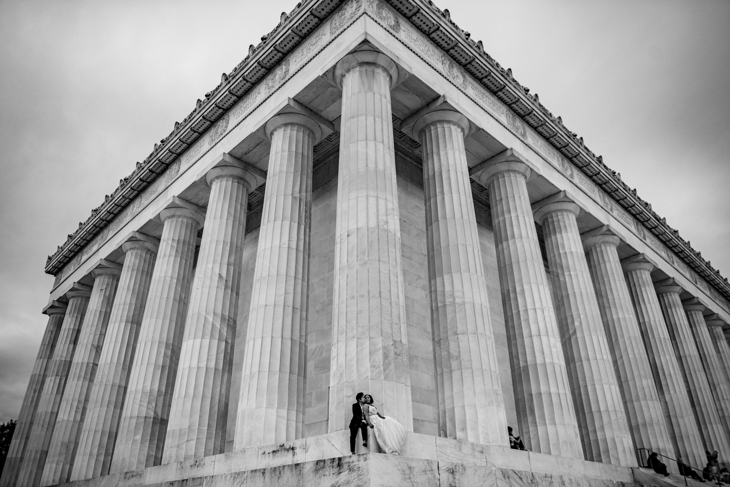 Lincoln Memorial Elopement- Washington DC Elopement Photographer- Love and Adventure Photography