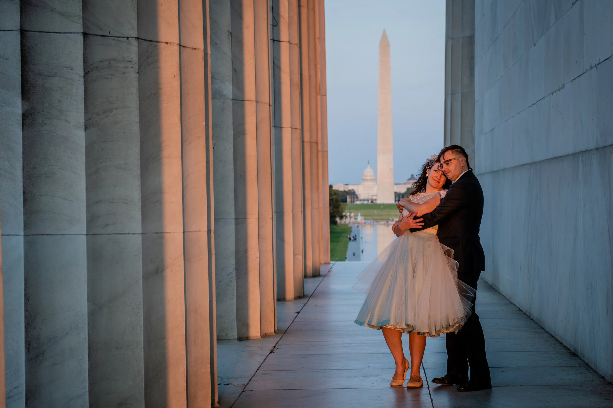Lincoln Memorial Elopement- Washington DC Elopement Photographer- Love and Adventure Photography