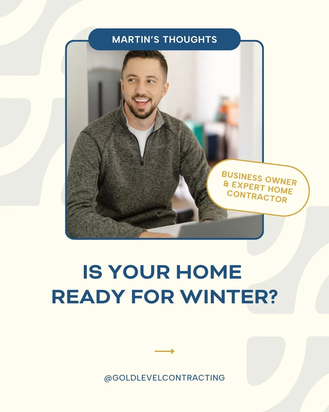 Colder weather takes a toll on your home. ❄️⁠
⁠
Save this post for later + download the full checklist on our website.