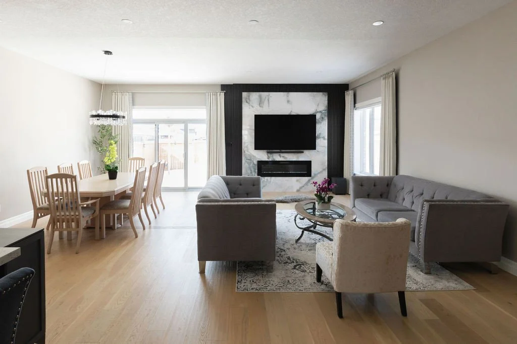 At the Regiment project, we completed an addition that expanded both the main floor and basement by approximately 250 square feet each. ⁠
⁠
Our work opened the main living areas to create room for a new spare bedroom downstairs, while carefully match