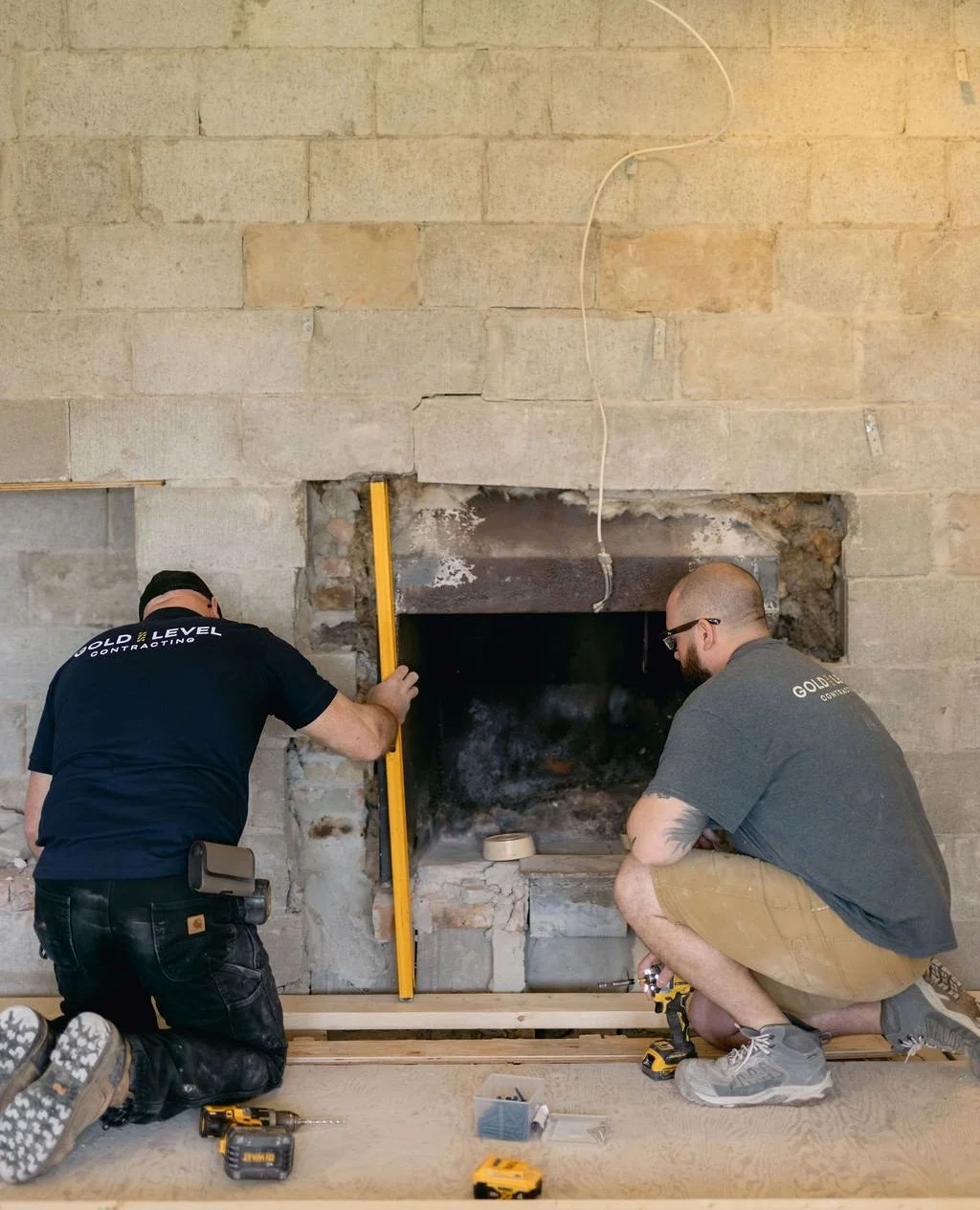 Yes, everyone notices the finished fireplace. But we fixate on every little detail it takes to get there.⁠
⁠
📍 Home Renovations in London, Ontario⁠
⁠
Gold Level Contracting provides professional home renovations throughout London and surrounding com