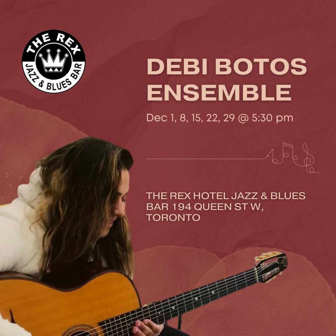 Happy Thursday, music lovers! 🎼 Debi Botos Ensemble is performing TONIGHT &amp; every Thursday, at The Rex this December at 5:30 pm! 

.
.
.

#TheRex #TheRexToronto #jazz #jazzmusic #jazzclub #jazzbar #jazznight #livejazz #livemusic #musiclifestyle 