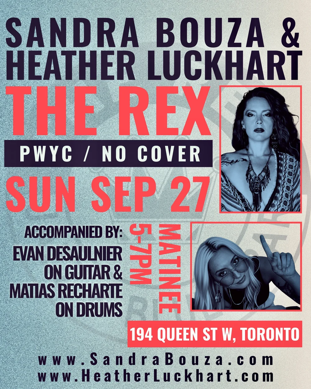Blues Sunday: Heather Luckhart/Sandra Bouza artwork from The Rex