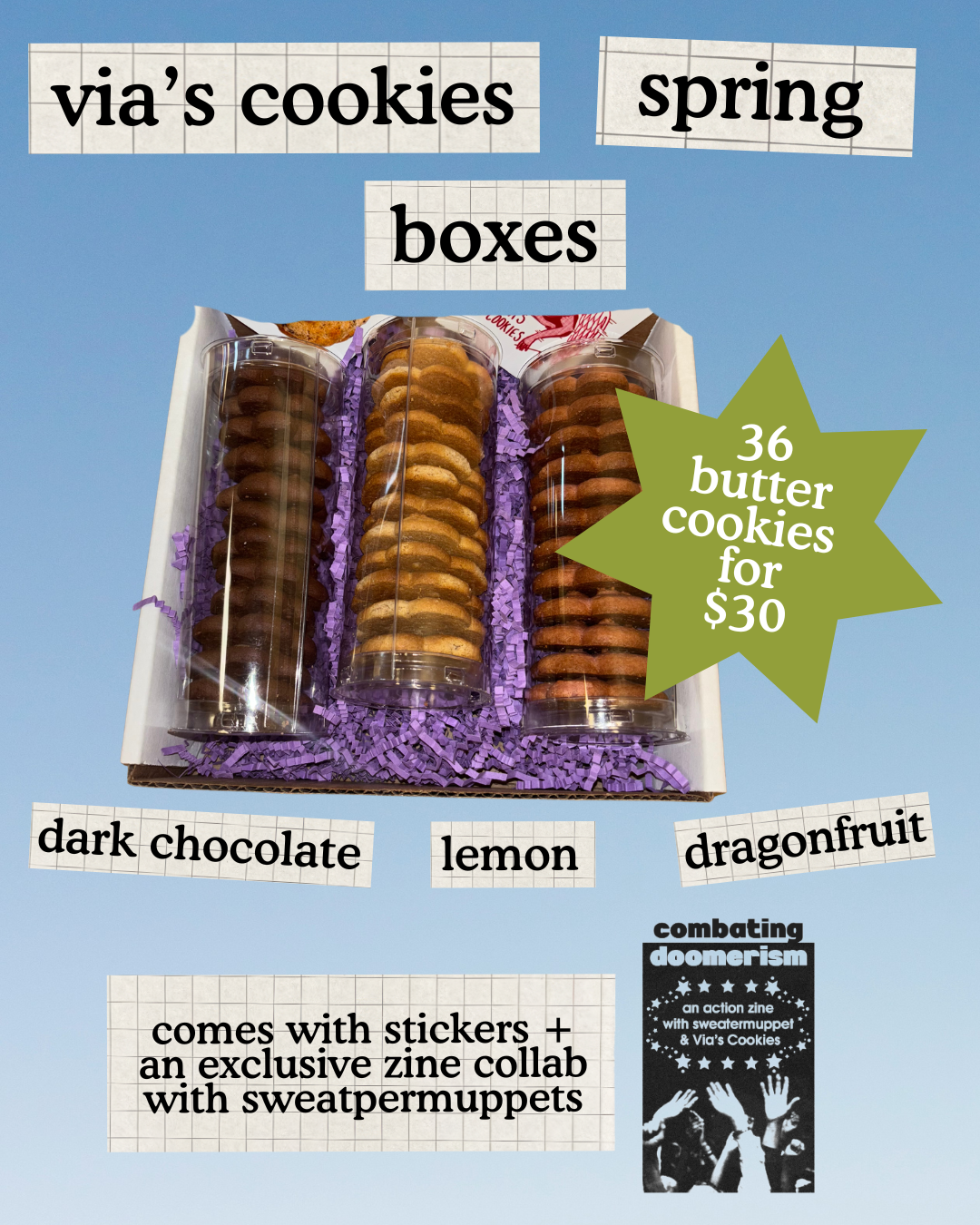 Spring Butter Cookie Box