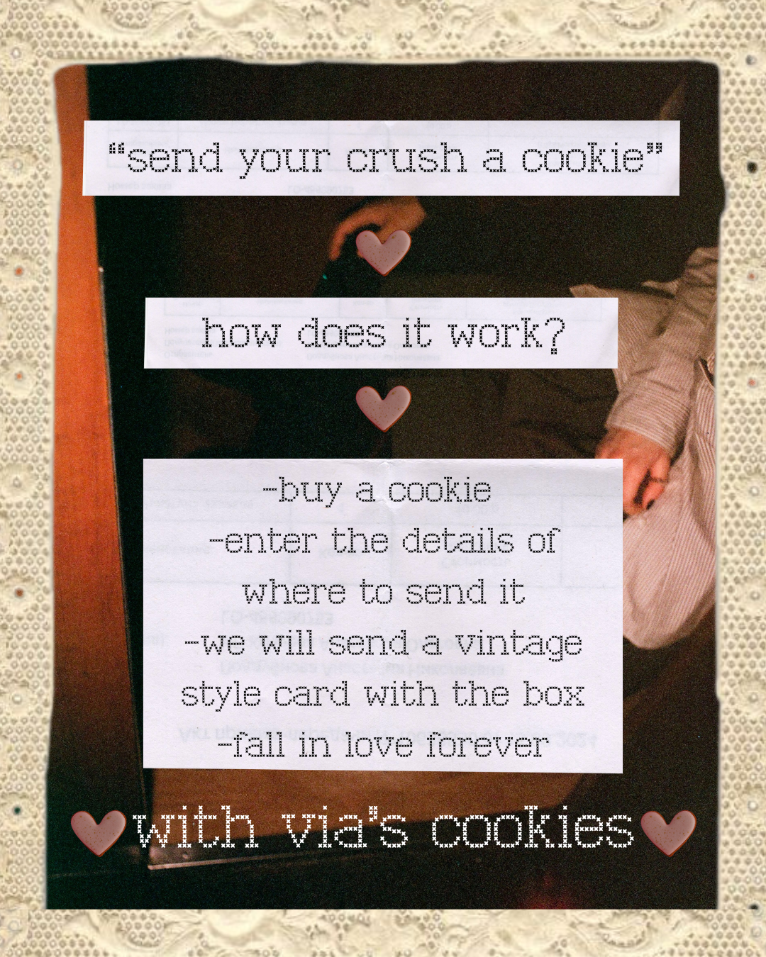Give your Crush (or friend) a Cookie! *GF/V options*