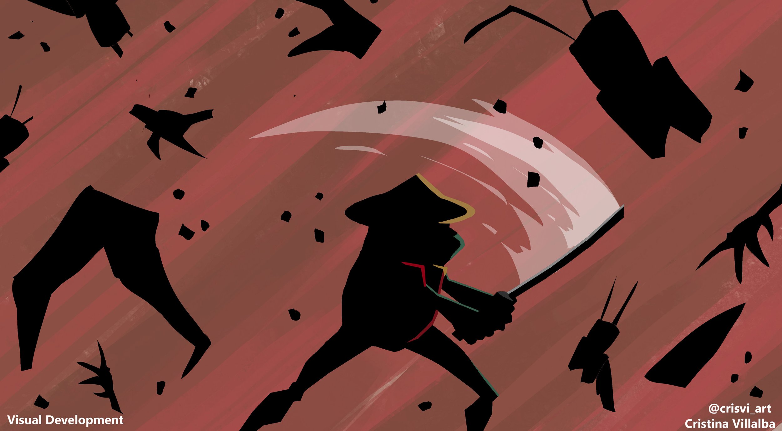 Jiro - Fight Scene Illustration