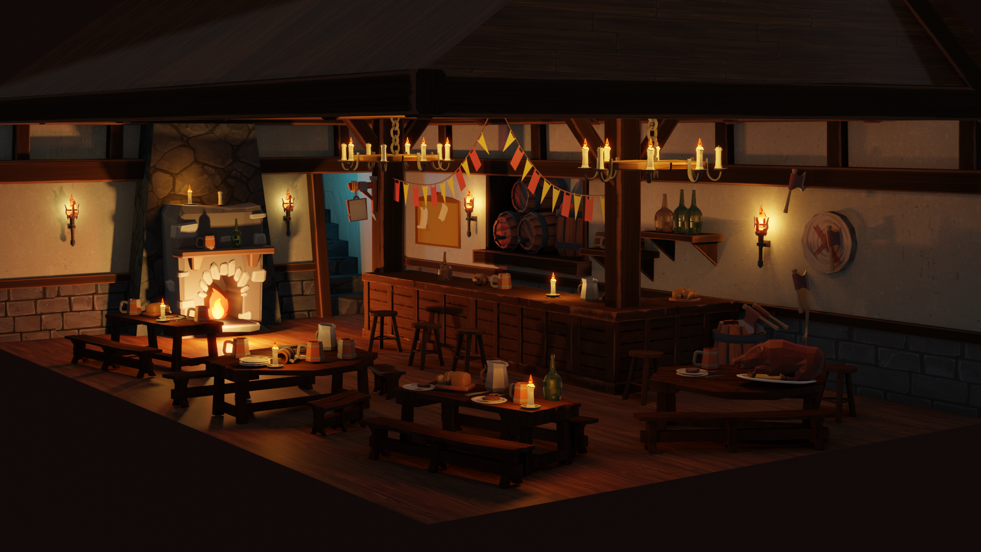 Tavern Scene - Render 3