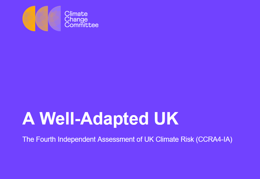 A well-adapted UK – report by the Climate Change Committee (CCC)