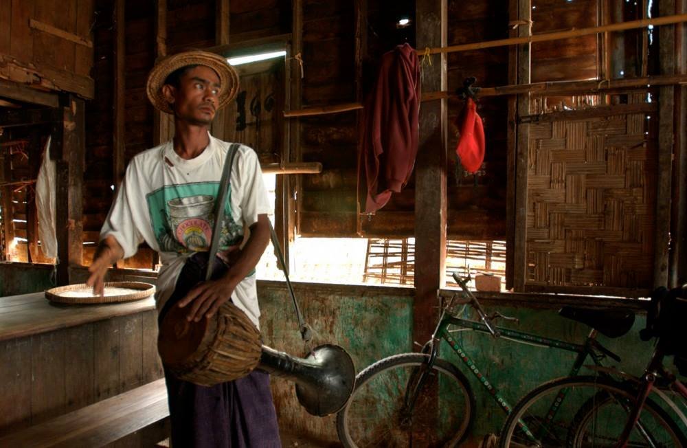 Oohzi drum of Myanmar