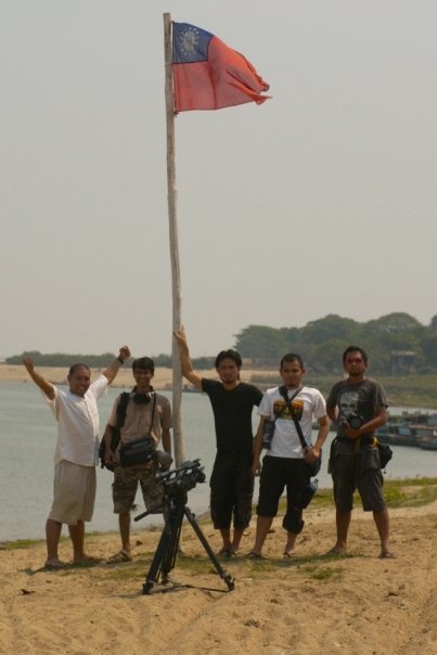 The second unit crew set foot in Myanmar.