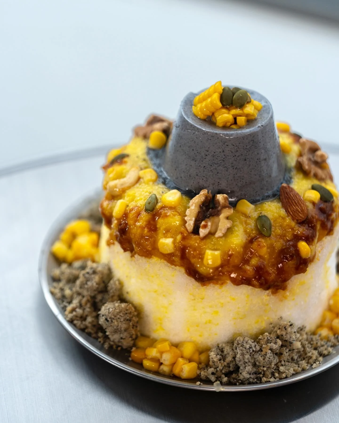 かぼちゃもろこしプリンキャラメル
黒胡麻プリンversion🫘

とうもろこしミルク
かぼちゃペースト
とうもろこしペースト
キャラメルソース

選べるプリン※1種類
かぼちゃプリンブリュレ
or
黒胡麻プリン

とうもろこし果肉
ローストかぼちゃ種
ローストナッツ

選べるクランブル※1種類
ノーマルクランブル
宇治抹茶クランブル
シナモンクランブル
紅茶クランブル
ショコラクランブル
黒胡麻クランブル

in

選べるペースト※1種類
ペッパータルトクリーム
or
ホワイトチョコクリーム
