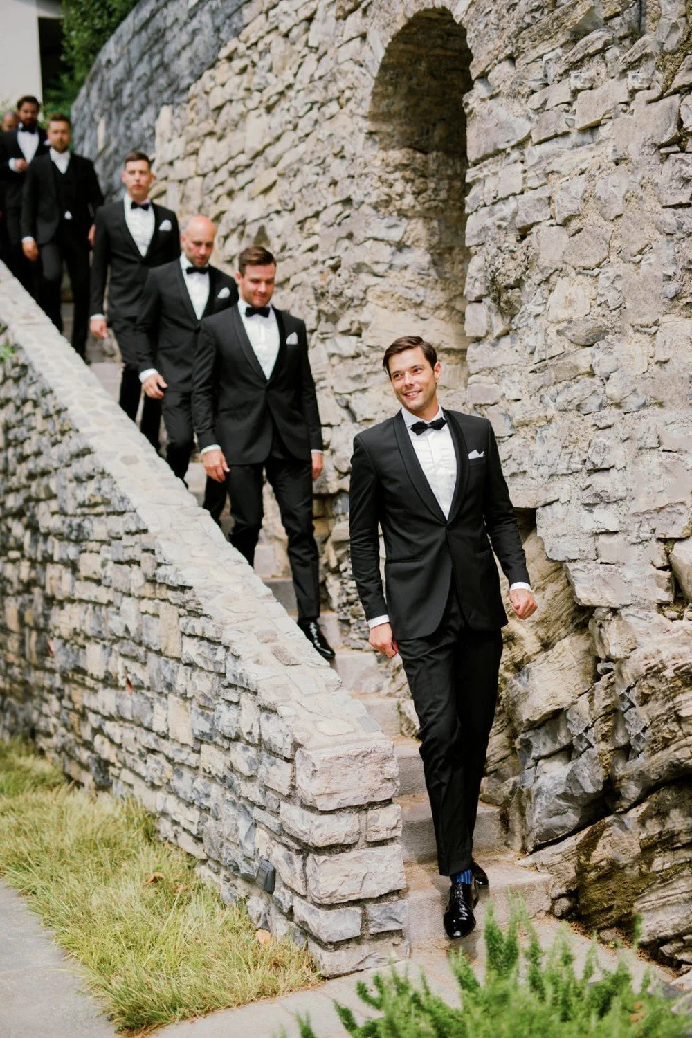 Minimalist Black and White Wedding in Lake Como