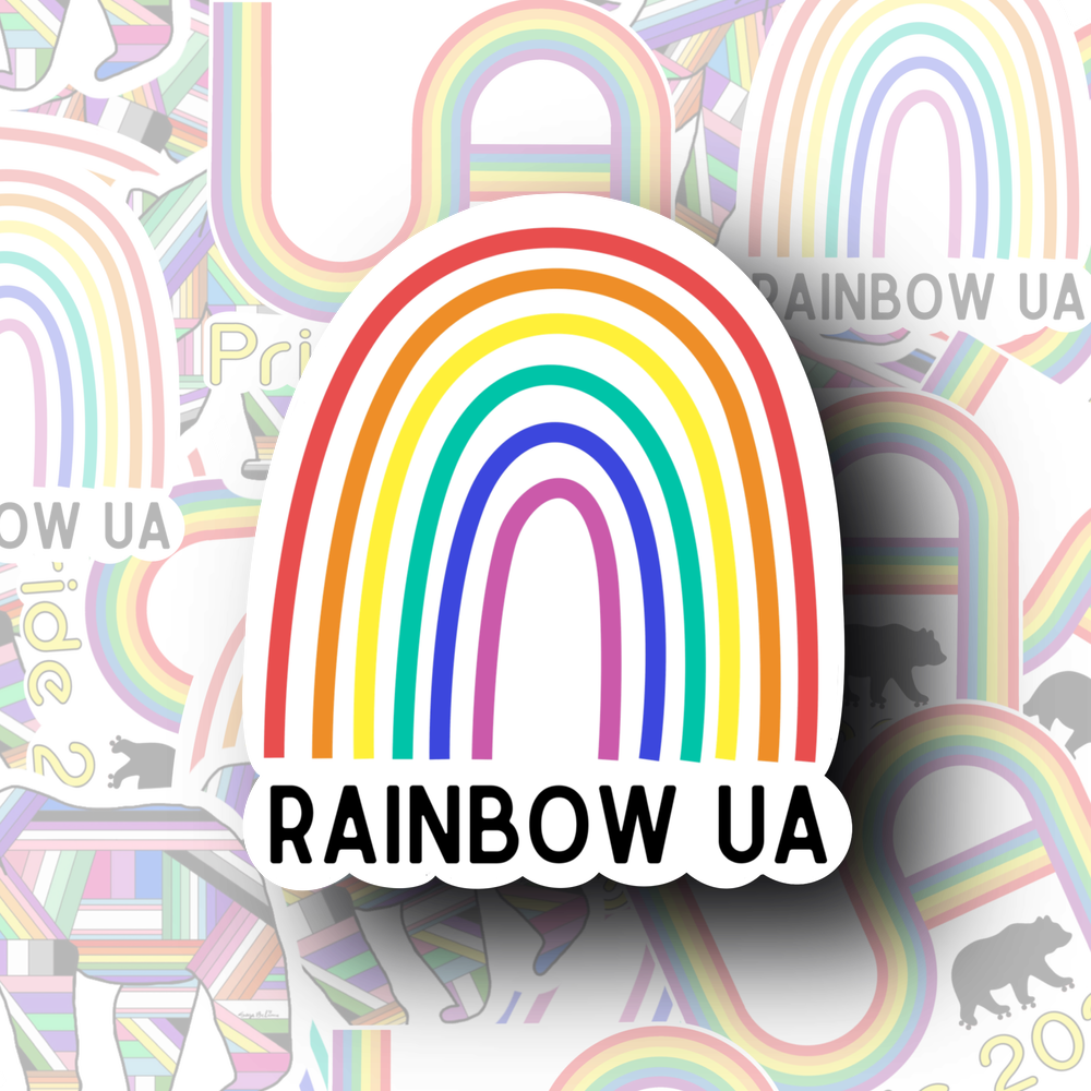 Pack of Three Rainbow UA Sticker Variety Pack — Rainbow UA