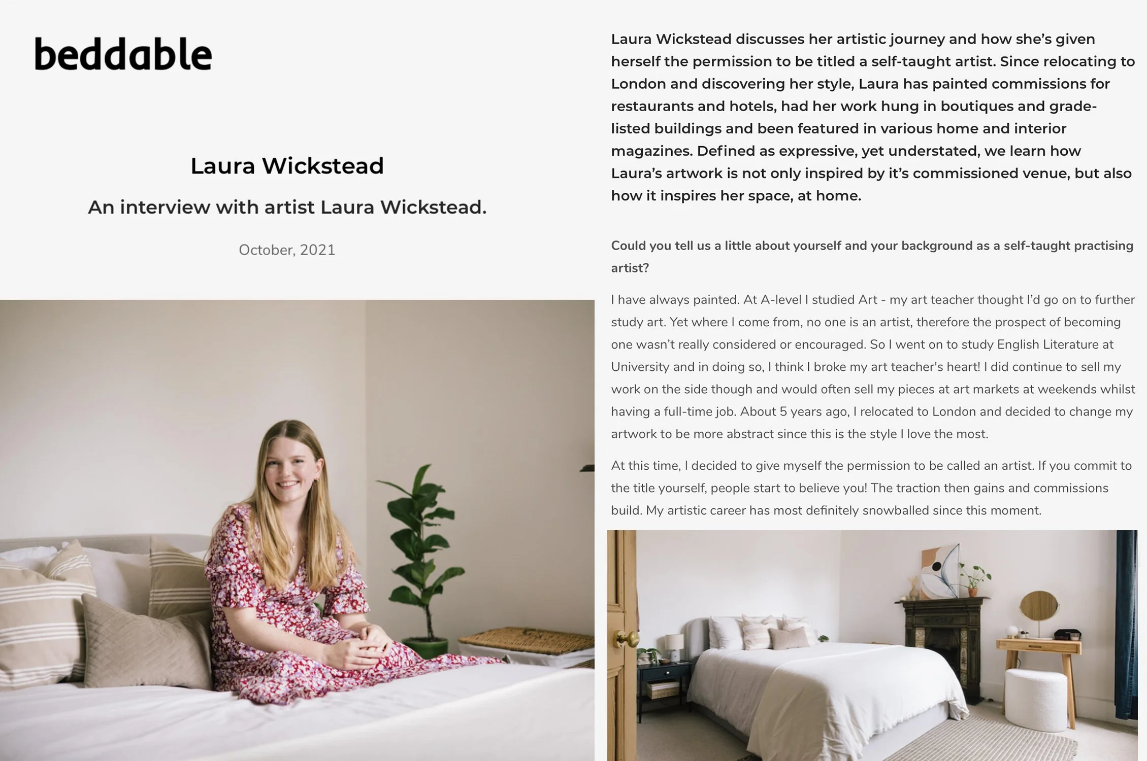 Bedable — Artist Interview