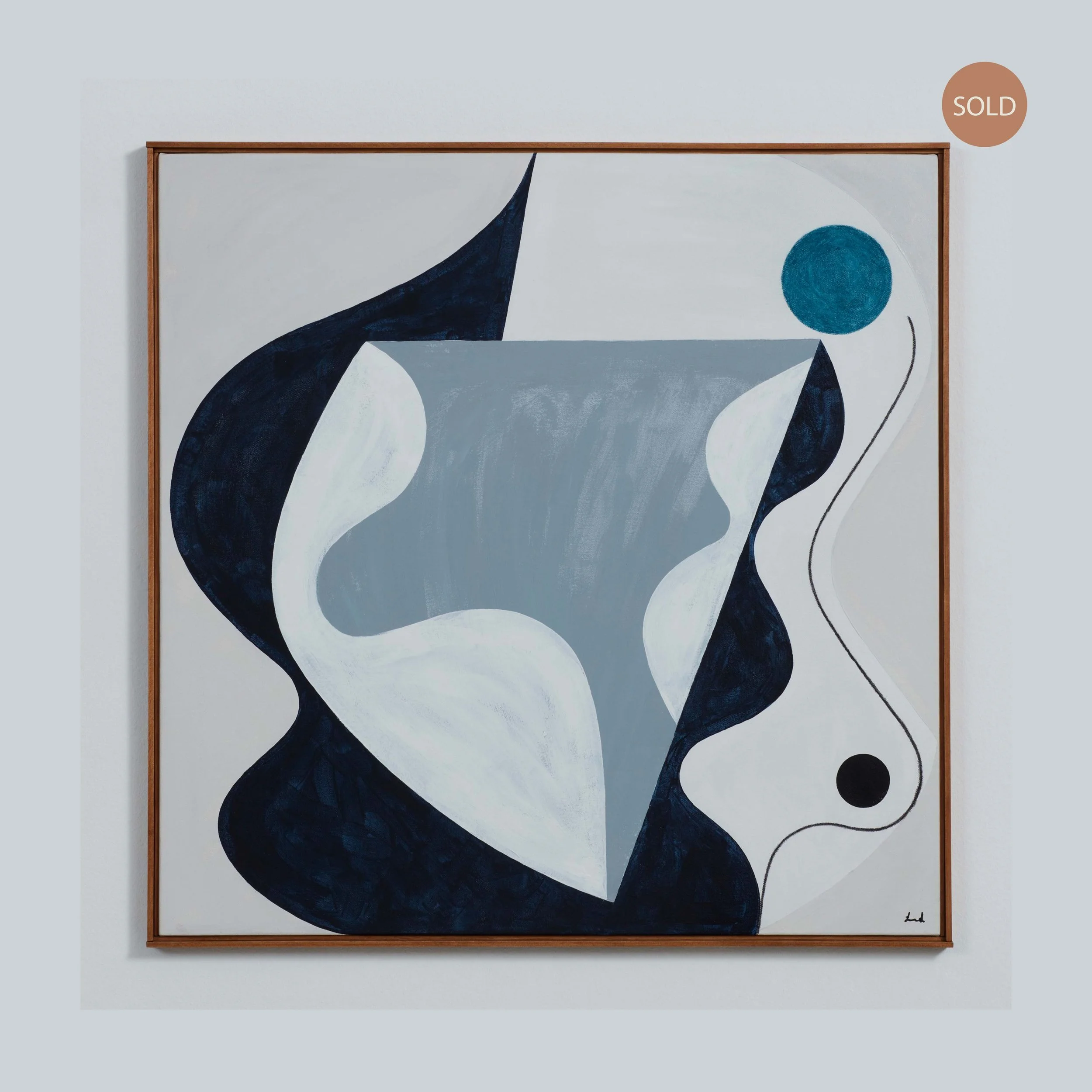 Morning Blue | 82cm x 82cm