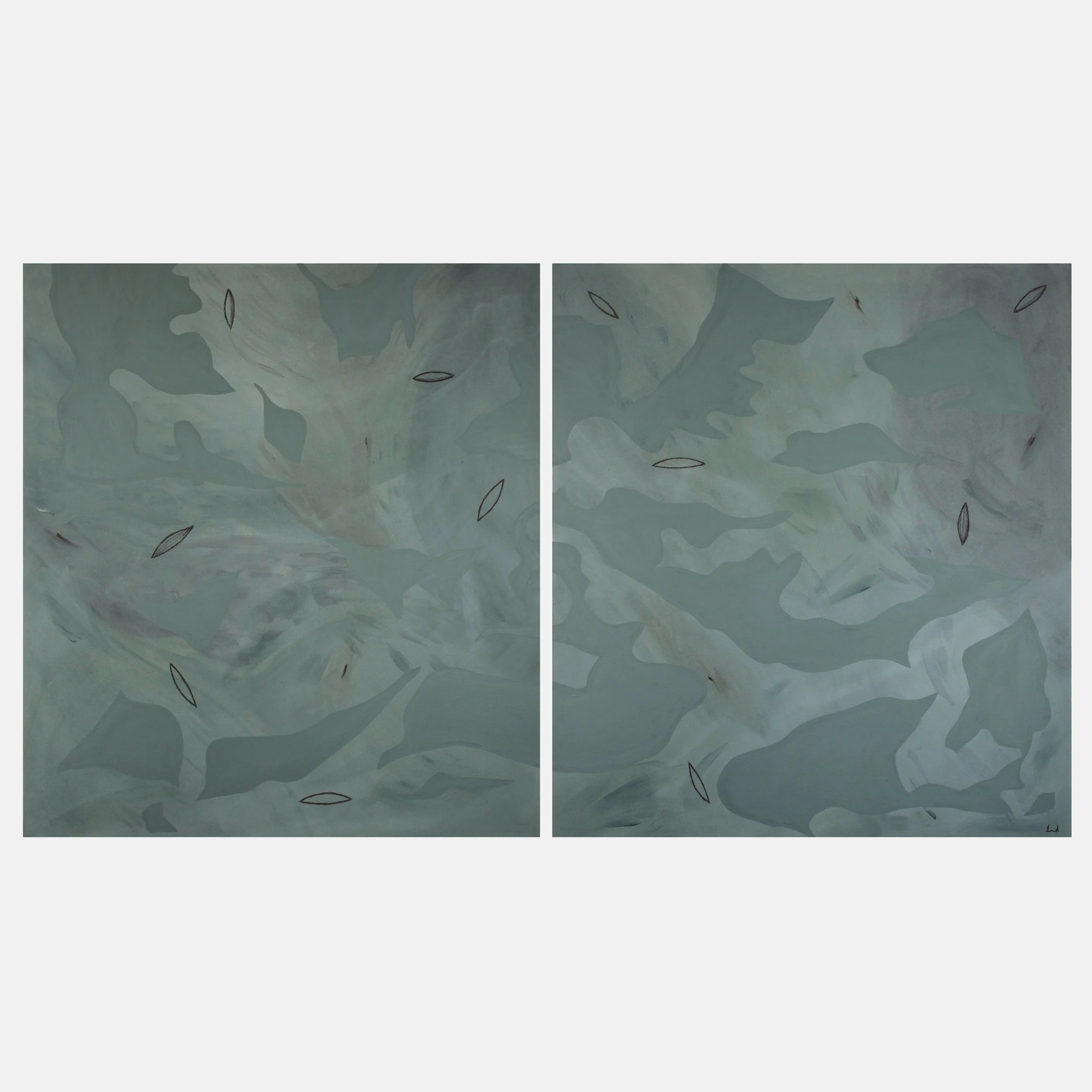 Patience - Diptych | 180cm x 100cm