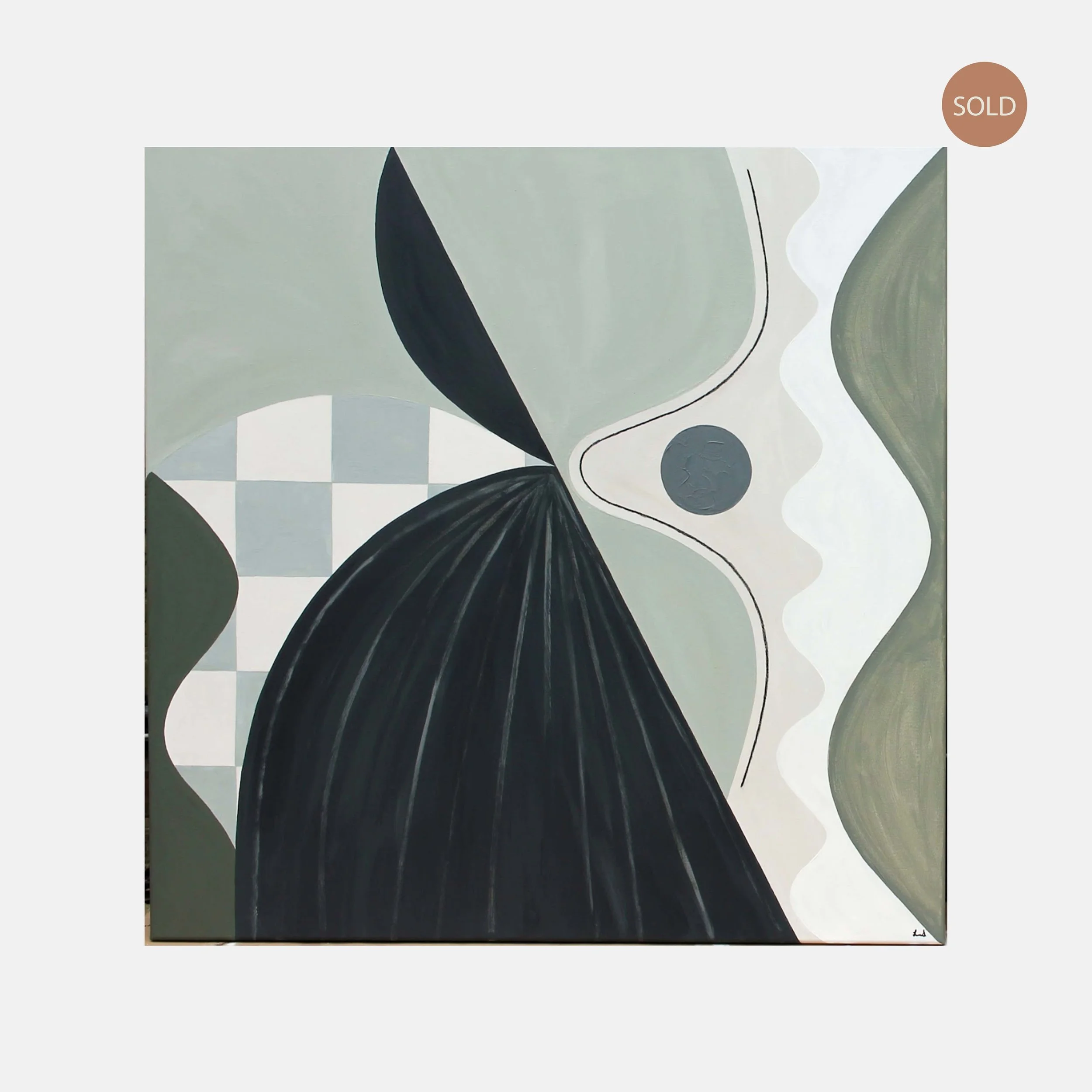 Swan I | 100cm x 100cm