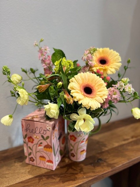 Coffee Time Floral Arrangement