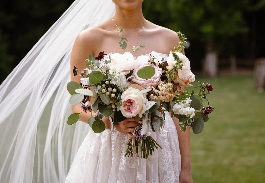 Wanted to share these photos from this beautiful day 🩷 Such an elegant bride and designing the most special florals for her day was an honor! 

#Brides #Weddings #weddingday#bridebouquet #trellisflorals#weddingflorist #WeddingColors #WeddingPallete
