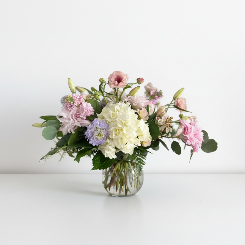 Lovely Lavender & Lilies Floral Arrangement