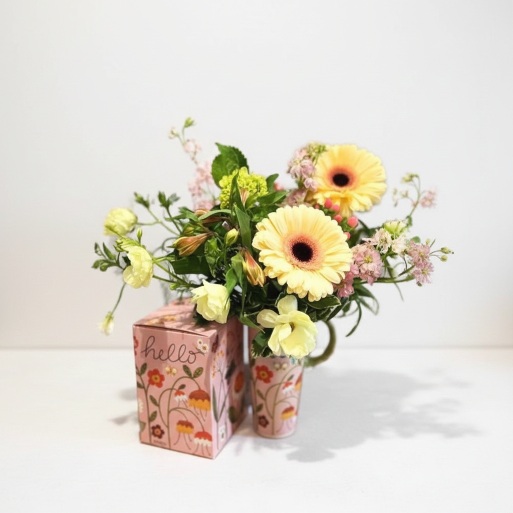 Coffee Time Floral Arrangement