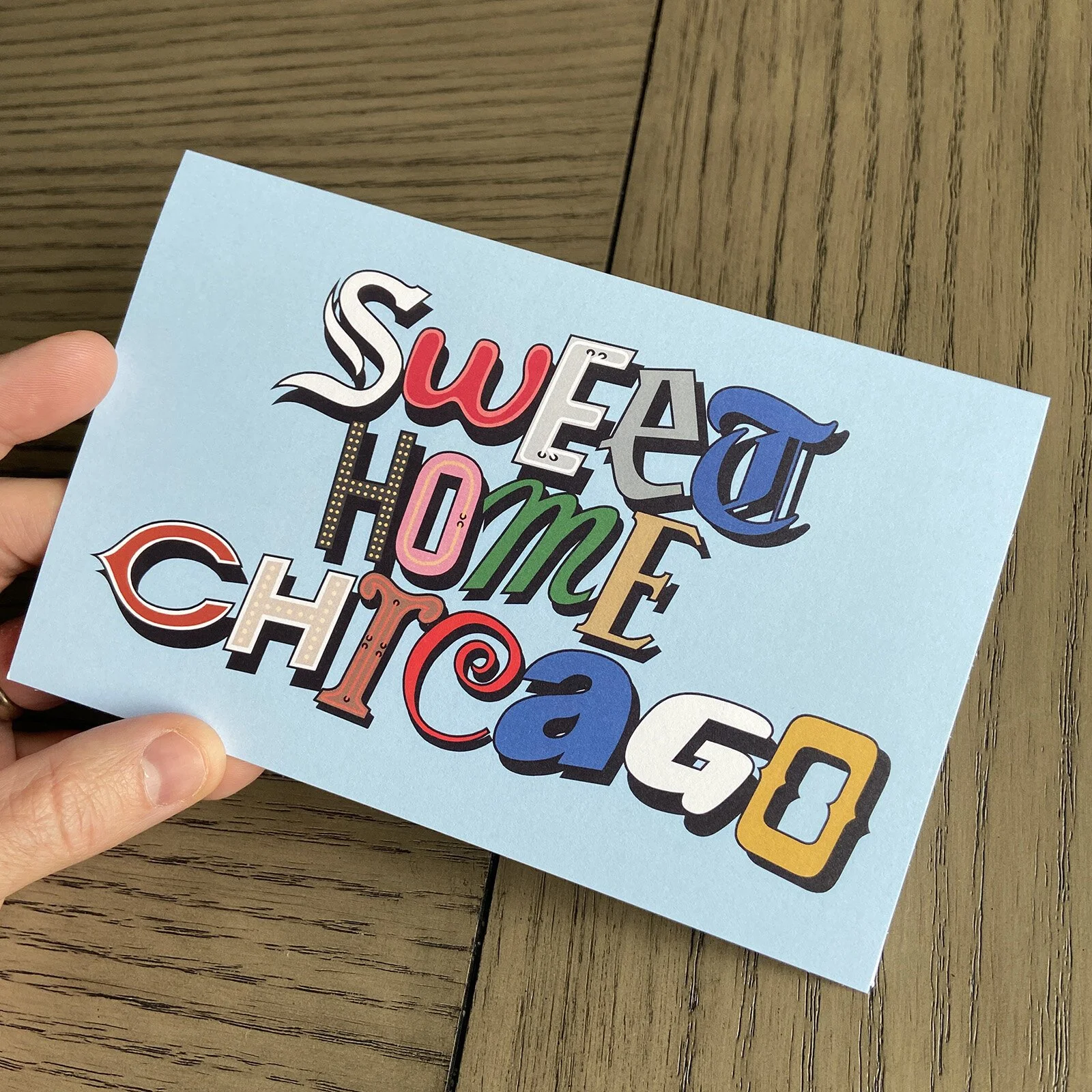 Sweet Home Chicago Greeting Card Chicago Art Prints for Sale — Joe