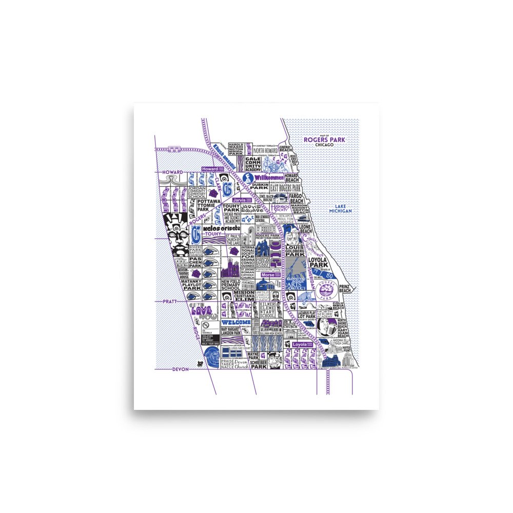 Rogers Park Map