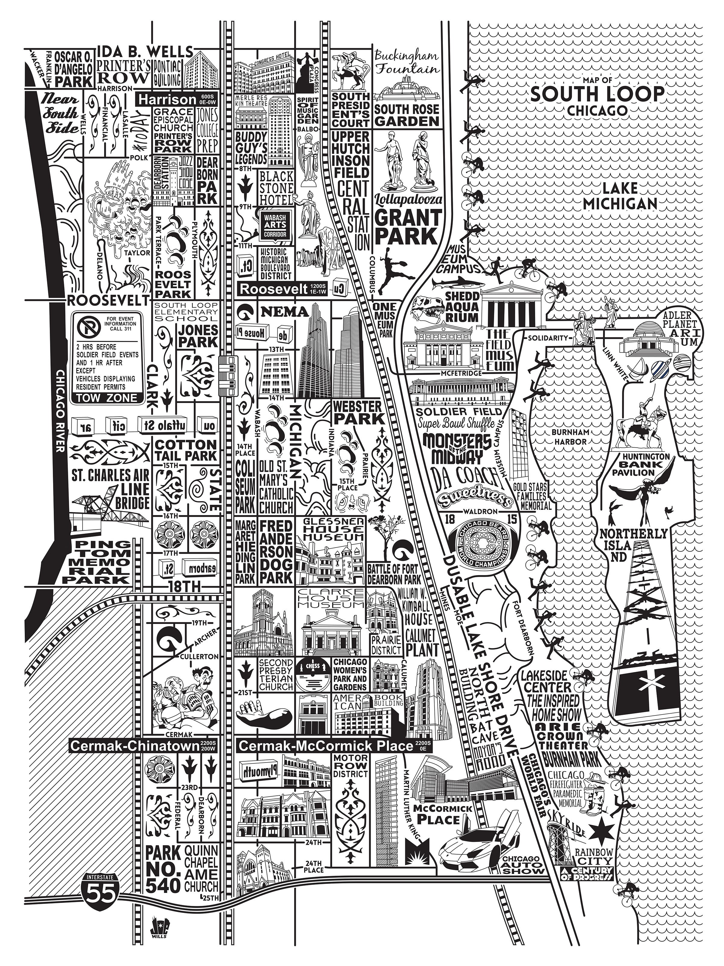 South Loop Map
