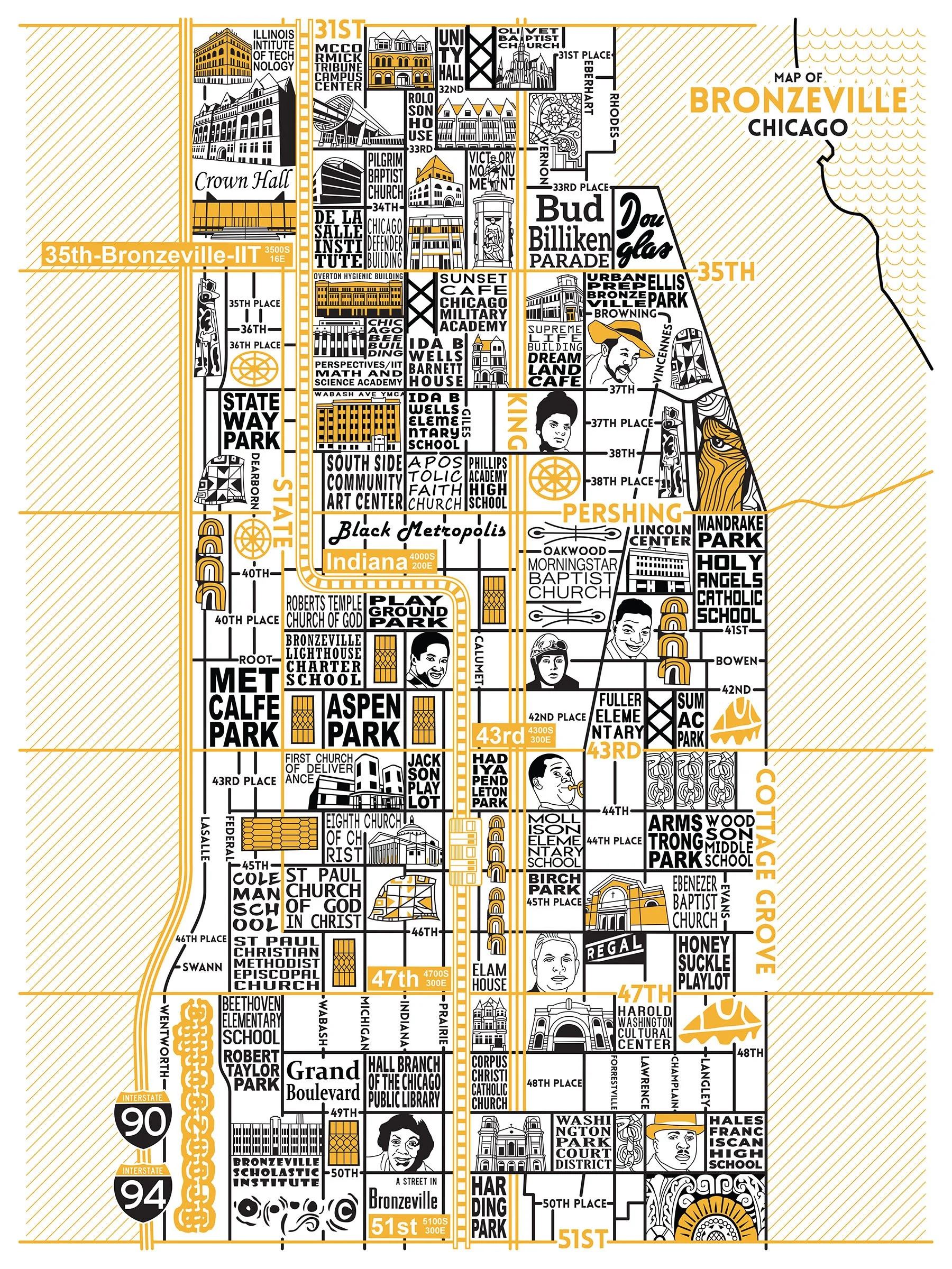 Bronzeville Map