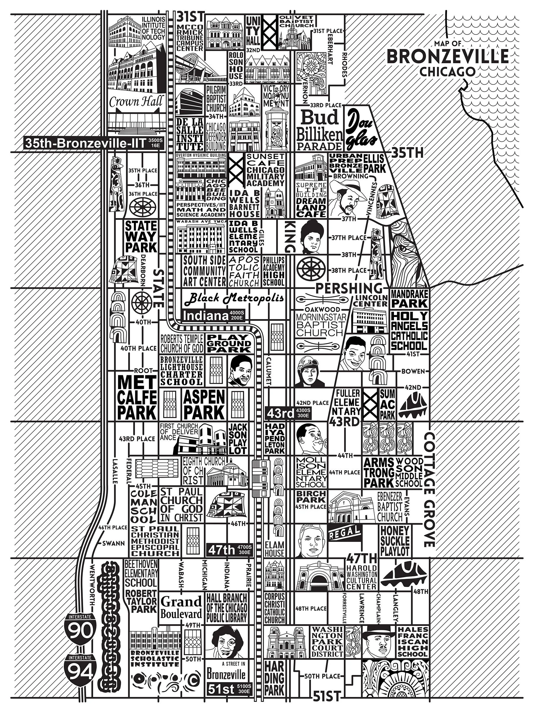 Bronzeville Map